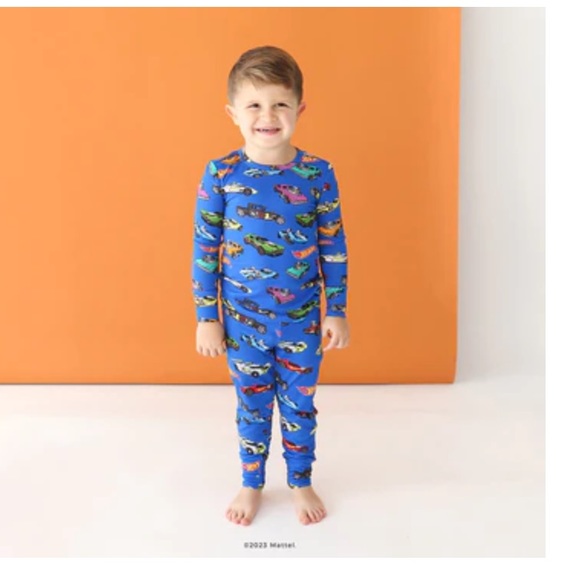 NWT Posh Peanut Hot Wheels Pajamas Size 10-12 years! - Picture 1 of 4